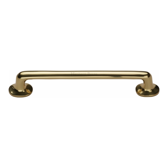 C0376 152-PB • 152 x 181 x 32mm • Polished Brass • Heritage Brass Traditional Cabinet Pull Handle